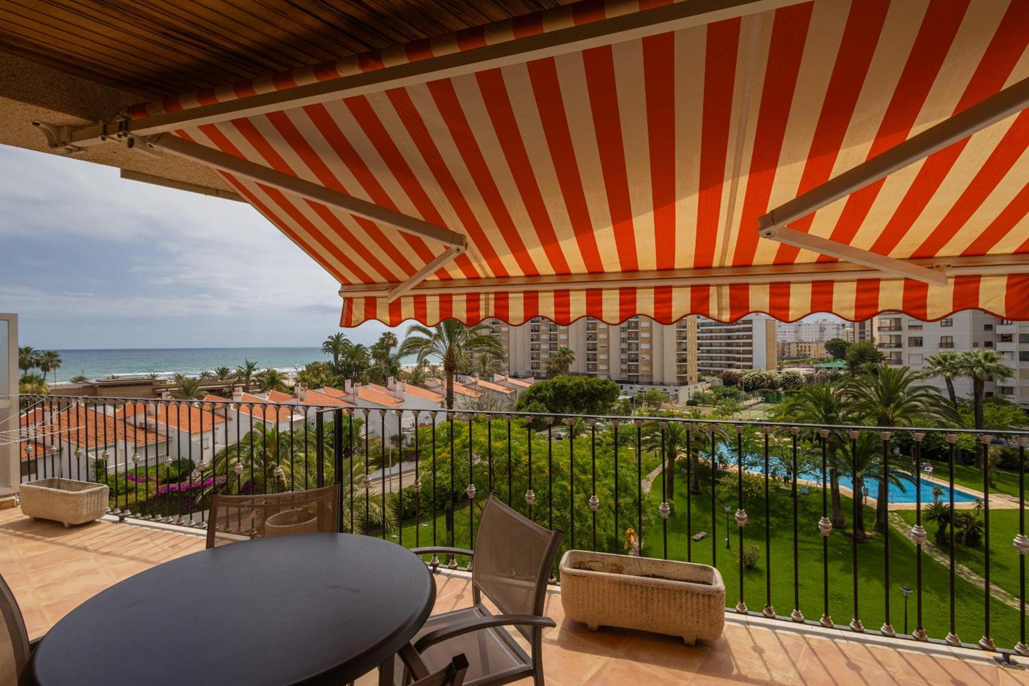 Apartamento Con Piscina Y Zonas Comunes Playa de Gandia Bagian luar foto