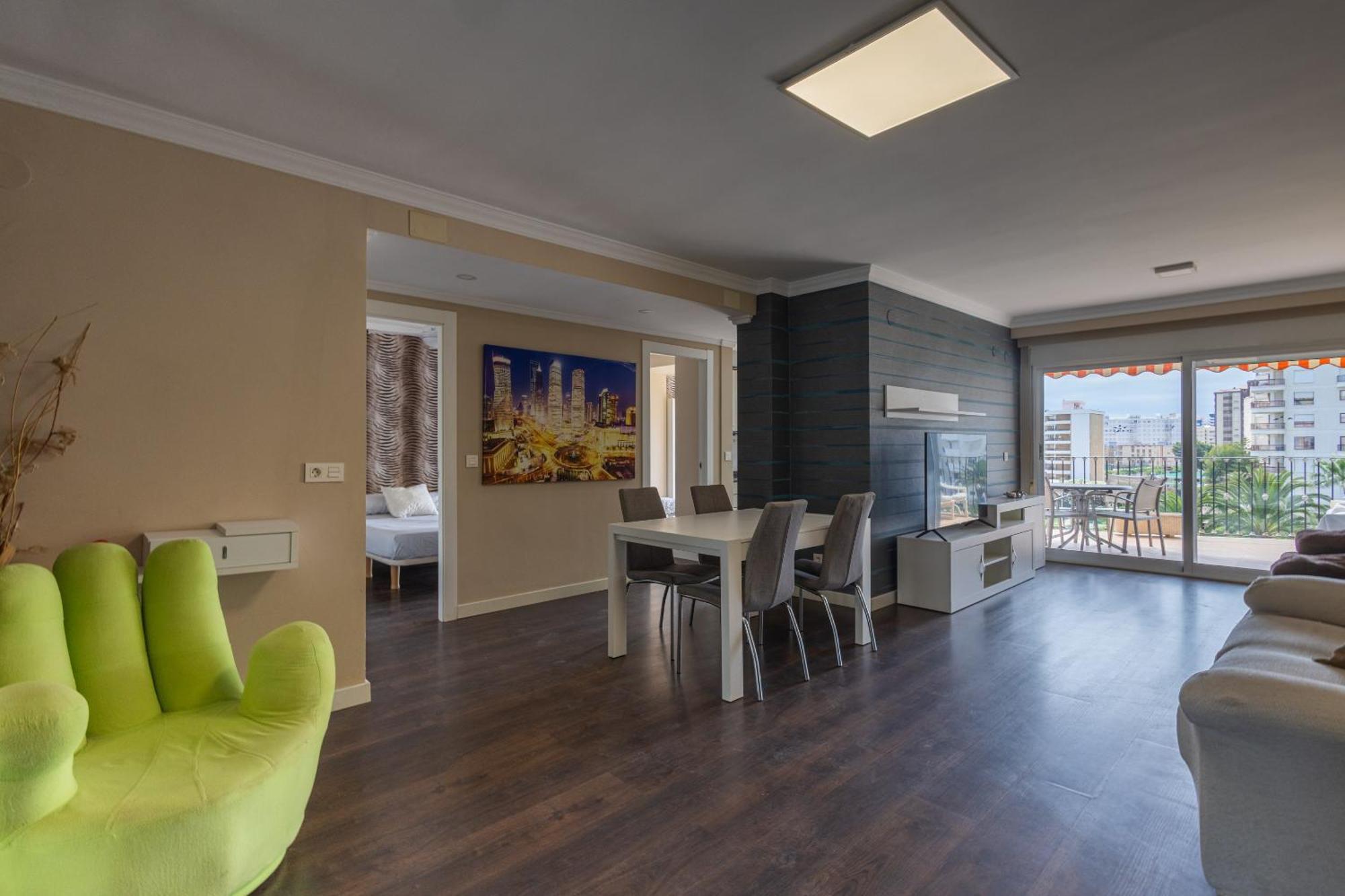 Apartamento Con Piscina Y Zonas Comunes Playa de Gandia Bagian luar foto
