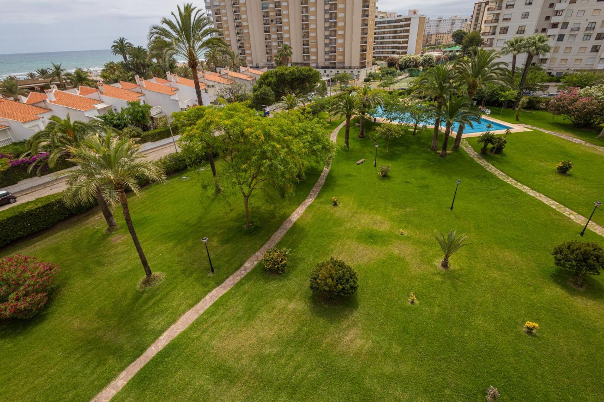 Apartamento Con Piscina Y Zonas Comunes Playa de Gandia Bagian luar foto